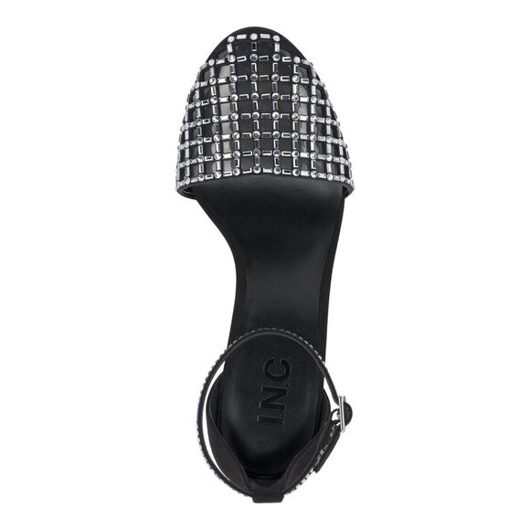 INC Womens Black Embroidered Jaspen Round Toe Stiletto Pumps Shoes 9 M - Picture 3 of 4